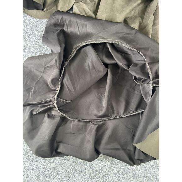 Women's Plus Size Dress Ashely Stewart Olive Green NWT Ruffles Size 22/24 - Picture 7 of 7